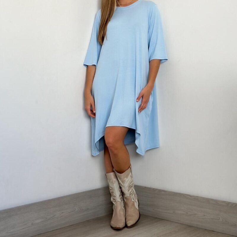 Vestido celeste